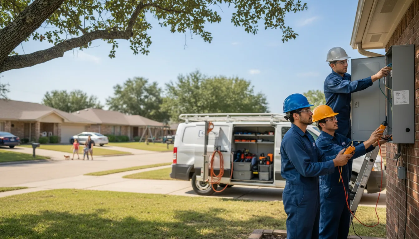 Certified electrician providing emergency electrical services in Earlville, IL